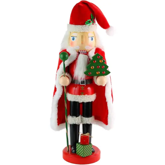 Ornativity Santa Nutcracker 13.5" - Holiday Wooden Nutcracker Santa Figure Home Decoration {1}