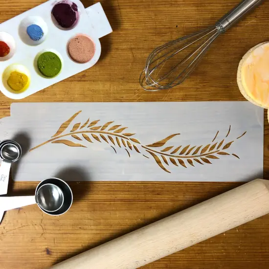 Wheat Cake Stencil | C217 by Designer Stencils | Cake Decorating Tools | {4}