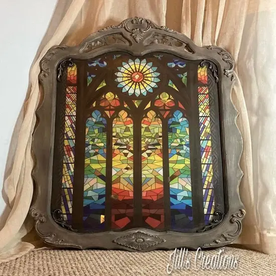 Stained Glass Window Decoupage and Mixed Media Papers (Small 12x18) {2}