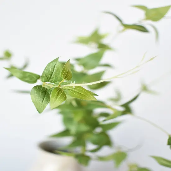 40" Faux Green Clematis Vine Stem {4}