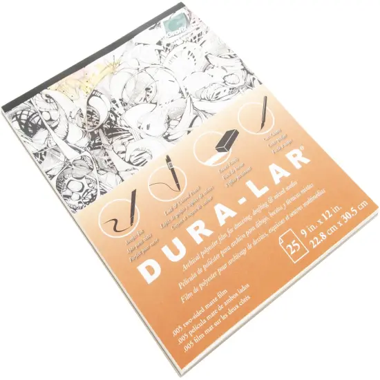 Grafix Dura-Lar Matte .005 Pad 9"X12"-25 Sheets {2}