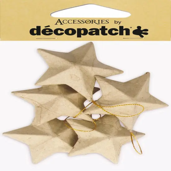 Decopatch Holiday Pack Of Stars 5/Pkg {1}