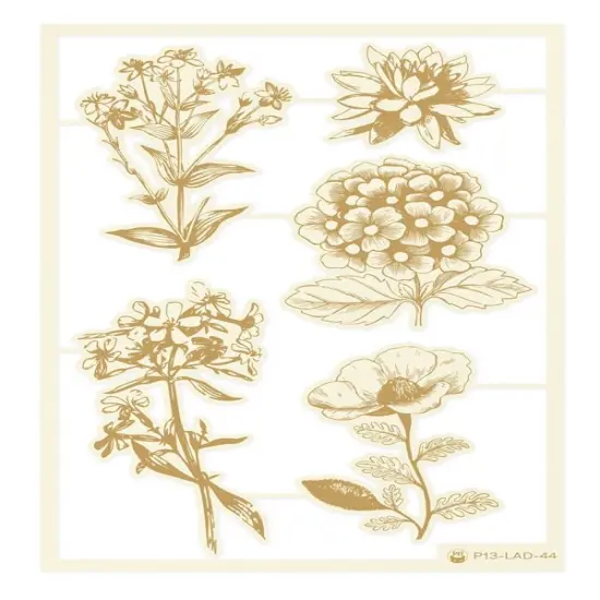 P13 Die-Cut Chipboard Embellishments 4"X6"-Lady's Diary #01, 5/Pkg {3}