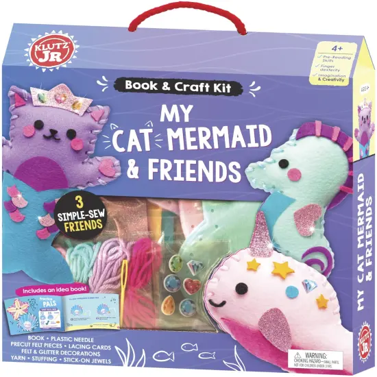 Klutz Jr My Cat Mermaid & Friends Craft Kit {2}