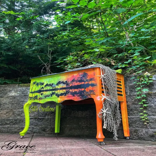 Tropical Sunset Decoupage Paper for Crafting and Mixed Media {3}