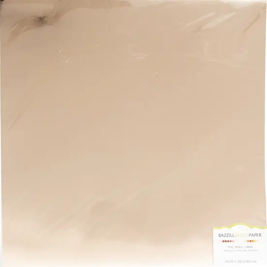Multipack of 15 - Bazzill Foil Cardstock 12"X12"-Rose Gold {1}
