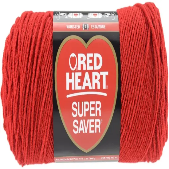 Multipack of 6 - Red Heart Super Saver Yarn-Cherry Red {2}