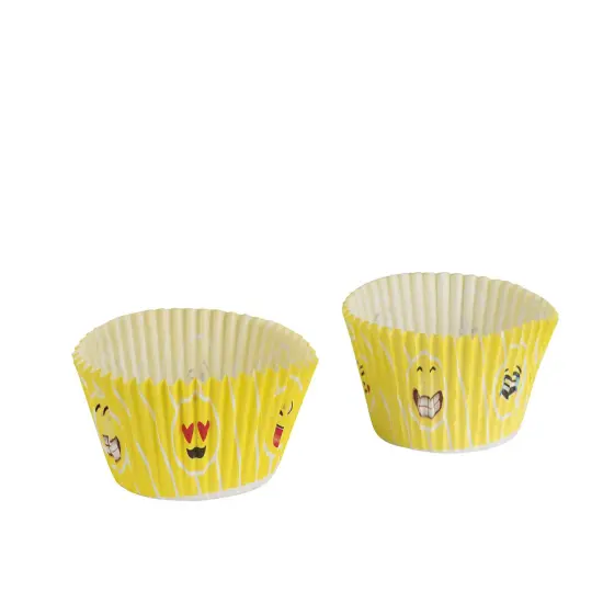 Emoticon Liners Party Cupcake Holders - Emoticon Birthday Party Favor (40 Pieces) {3}