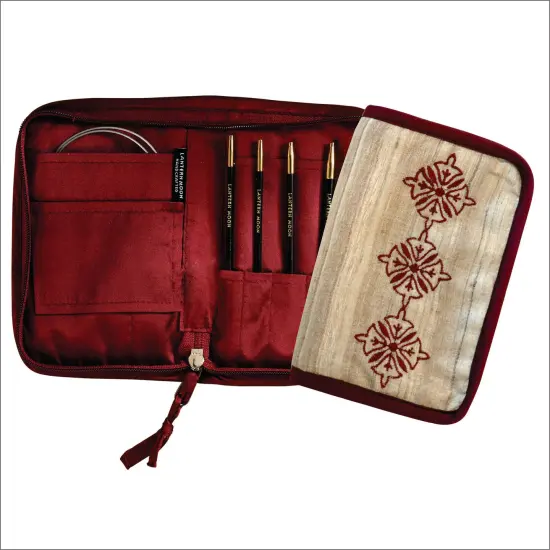 Lantern Moon Bequest Tunisian Crochet Hook Set with Silk Case Multicolor {1}