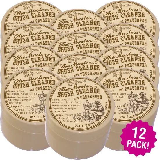 Multipack of 12 - The Master's Brush Cleaner & Preserver-1oz {1}