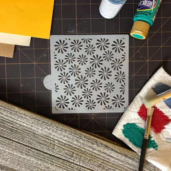 Candy Swirls Cookie & Craft Stencil | CM033 by Designer Stencils | Cookie Stencils for Royal Icing, Airbrush, Dusting Powder | {5}