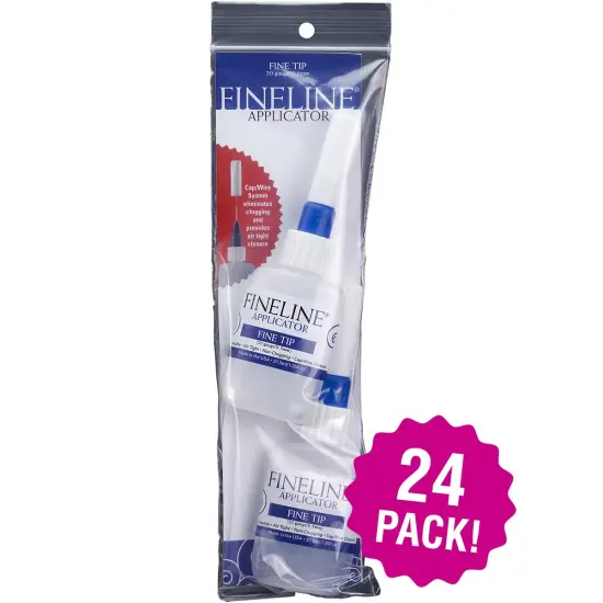 Multipack of 24 - Fineline 20 Gauge Applicators & Bottles - Empty 2/Pkg-1.25oz {2}