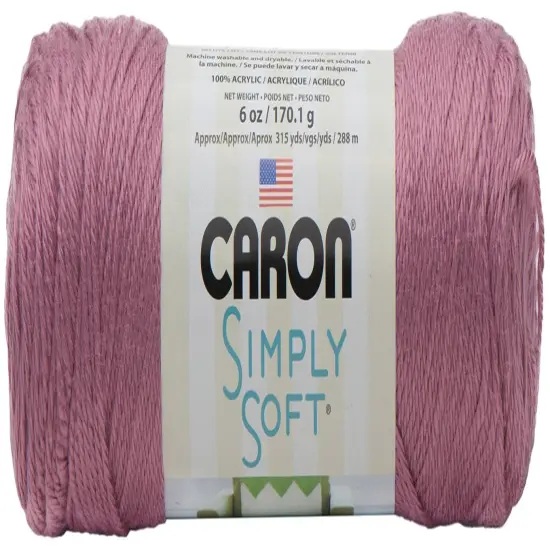 Multipack of 24 - Caron Simply Soft Solids Yarn-Plum Wine {3}