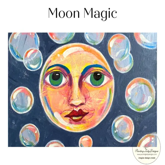 Moon Magic Art Paper for Decoupage Art and Mixed Media (Small 12x18) {1}