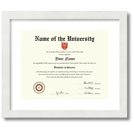 ArtToFrames Collage Photo Picture Frame with 1 - 11x14 inch Openings, Framed in White with Over 62 Mat Color Options and Regular Glass (CSM-3966-726) {1}