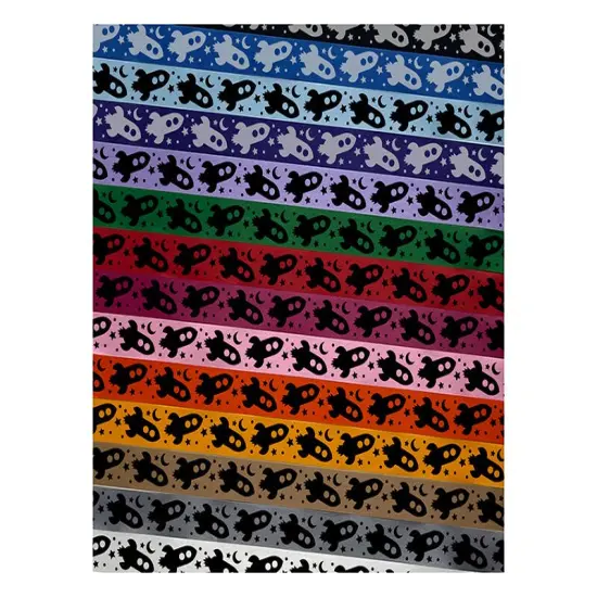 Rocket Ship Doodle Satin Ribbon for Bows Gift Wrapping DIY Craft Projects - 1" - 3 Yards Silver Ribbon {1}