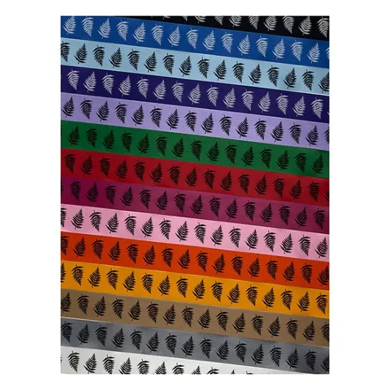 Fern Leaf Satin Ribbon for Bows Gift Wrapping - 1" - 3 Yards Black Ribbon {1}