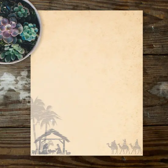 Great Papers! Holy Night Holiday Stationery Letterhead, 8.5" x 11", Inkjet and Laser Printer Compatible, 80 count {3}