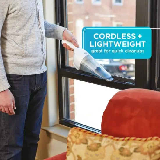 BLACK+DECKER Dustbuster Handheld Vacuum 2Ah, Power White (HNV220BCZ10FF) {3}