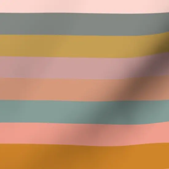 Various Fabrics by the Yard or Fat Quarter Neutral Stripes Earth Tone Bohemian Peach Sienna Teal Pink Custom Printed Fabric by Spoonflower {7}