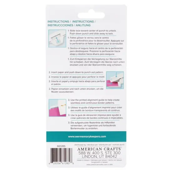 We R Memory Keepers Edge Punch-Scallop Diamond 661285 by American Crafts {5}