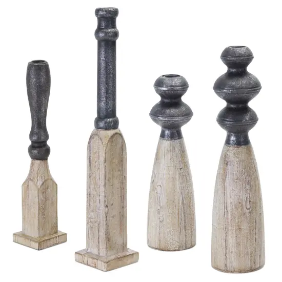 Stone Candle Holder (Set of 4) {1}