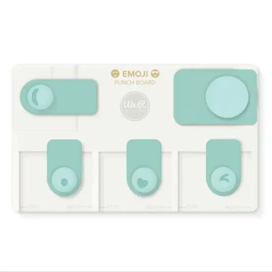American Crafts TOOL - We R Memory Keepers - EMOJI PUNCH BOARD 661810 {5}