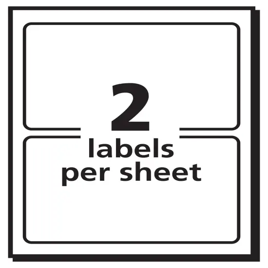 Avery Name Tags with Blue Border, 2-1/3" x 3-3/8", (3 Pack of 5144) {5}