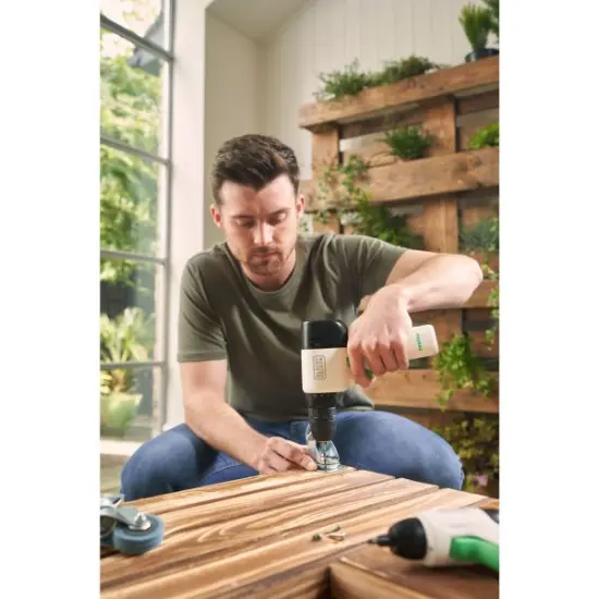 BLACK+DECKER Reviva 12V MAX* Cordless Drill with Charger and Double-Ended Screwdriver Bit (REVCDD12C) {4}