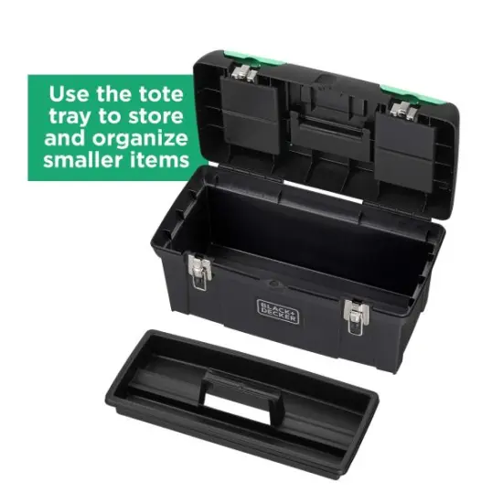 BLACK+DECKER Reviva Toolbox Bundle, Tool Storage Organizer, 19" and 12" (REVST19129FF) {4}