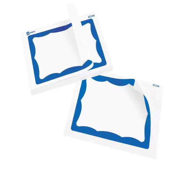 Avery Name Tags with Blue Border, 2-1/3" x 3-3/8", (3 Pack of 5144) {2}
