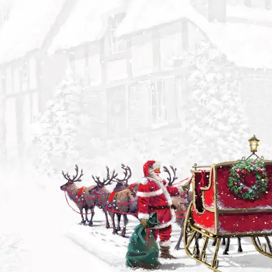 Great Papers! Santa's Sleigh Holiday Stationery Letterhead, 8.5" x 11", Inkjet and Laser Printer Compatible, 80 count {2}