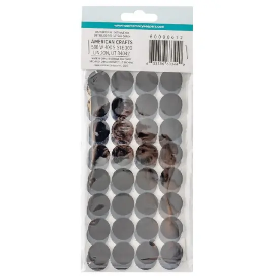 We R Memory Keepers Cinch Hook & Loop Black Stickers 64/Pkg 60000612 by American Crafts {4}
