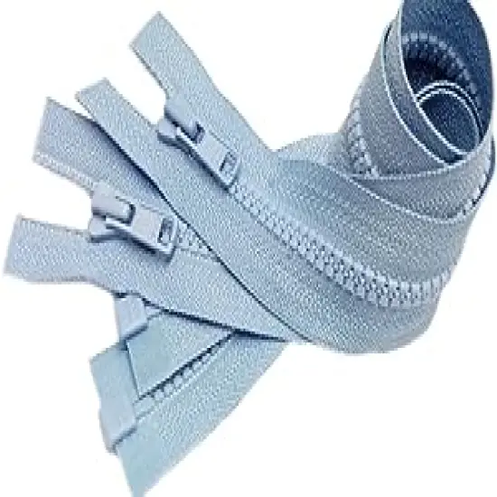 YKK 12" Vislon Zipper 3 Molded Plastic Separating - Color 546 Sky Blue (2 Zippers/Pack) {1}