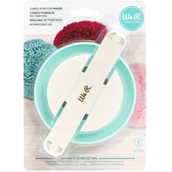 We R Memory Keepers Jumbo Pom Pom Maker - Makes 4.5" Pom Pom 661013 by American Crafts {2}