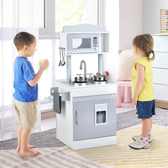 Chef Pretend Kitchen Playset with Cooking Oven and Sink for Toddlers {5}