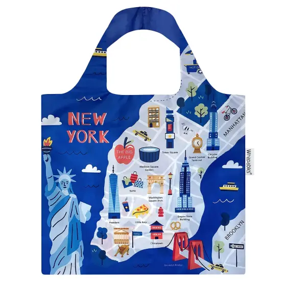 Wrapables AllyBag Collection Reusable Shopping Bag New York {1}