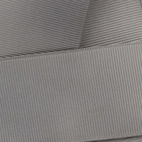 3" Grosgrain Ribbon Solid 012 Silver 100yd {1}