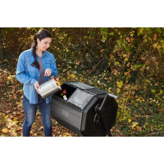 BLACK+DECKER Dual Chamber Tumbling Composter 40 Gallon (BDSTGA9701) {6}