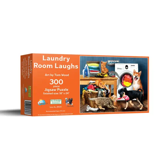 Sunsout Laundry Room Laughs 300 pc Jigsaw Puzzle 28930 {3}