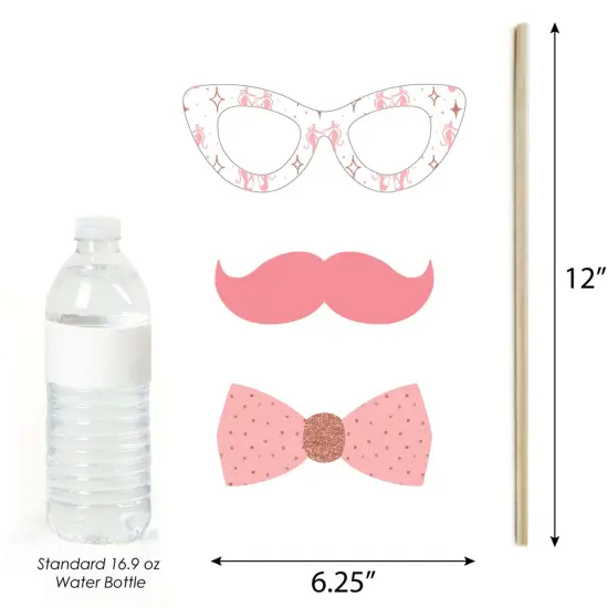 Big Dot of Happiness Tutu Cute Ballerina - Ballet Birthday Party or Baby Shower Photo Booth Props Kit - 20 Count {6}