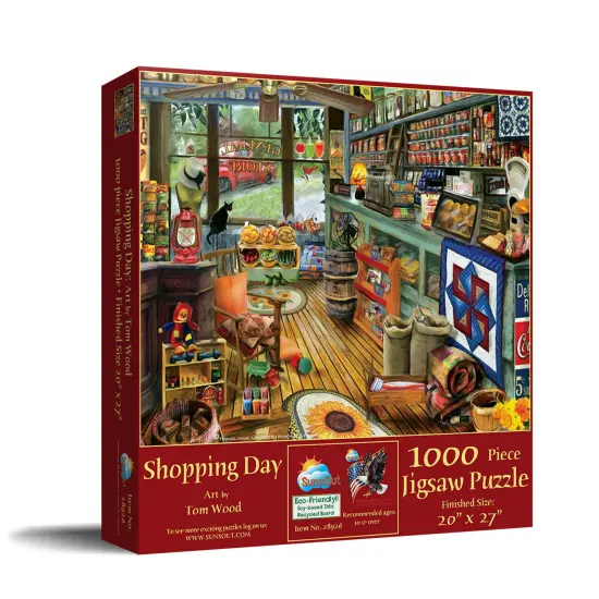 Sunsout Shopping Day 1000 pc Jigsaw Puzzle 28926 {3}