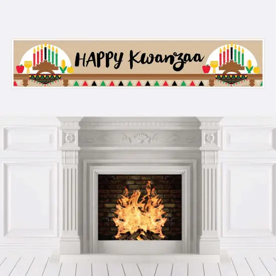 Big Dot of Happiness Happy Kwanzaa - Party Decorations Party Banner {1}