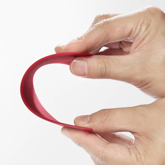 Cuisipro Flexible Silicone Bowl Scraper Cake Icing Decorator Red {4}