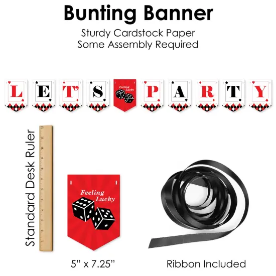 Big Dot of Happiness Las Vegas - Casino Party Supplies Decoration Kit - Decor Galore Party Pack - 51 Pieces {7}