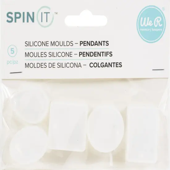 We R Spin It Epoxy Mold 5/Pkg-Pendant {1}