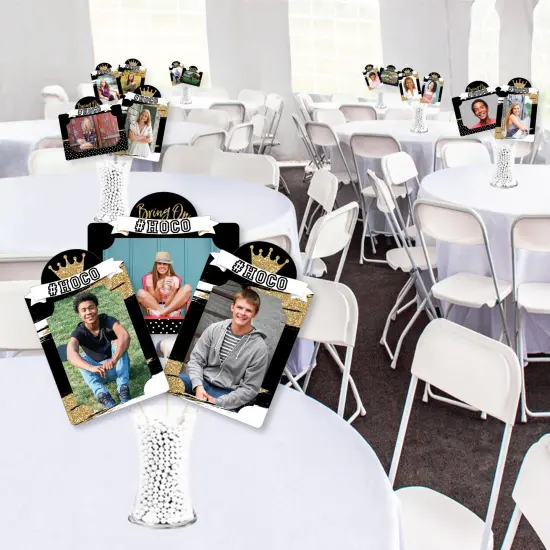 Big Dot of Happiness HOCO Dance - Homecoming Picture Centerpiece Sticks - Photo Table Toppers - 15 Pieces {4}