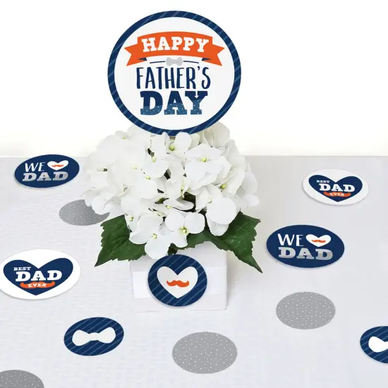Big Dot of Happiness Happy Father's Day - We Love Dad Party Giant Circle Confetti - Party Decorations - Large Confetti 27 Count {7}
