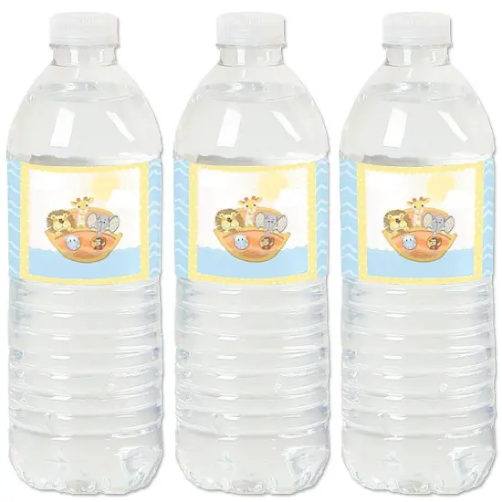 Big Dot of Happiness Noah's Ark - Baby Shower Water Bottle Sticker Labels - Set of 20 {1}
