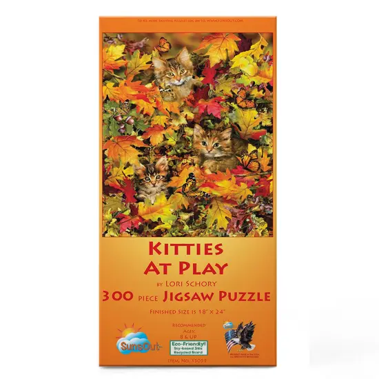 Sunsout Kitties at Play 300 pc Jigsaw Puzzle 35059 {4}